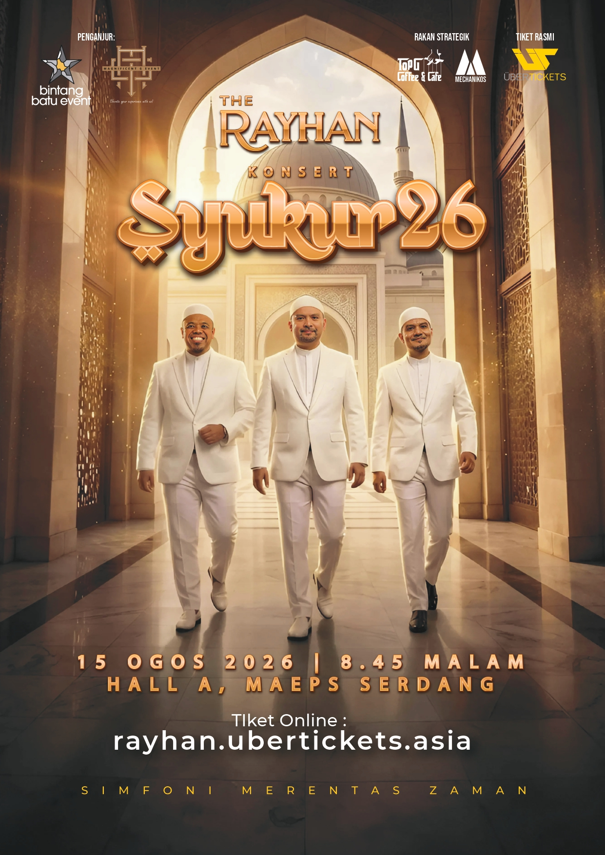 THE RAYHAN: Vokal Ikonik Nazrey Johani Kembali Bersatu, Bakal Gegar MAEPS Menerusi Konsert Syukur 26
